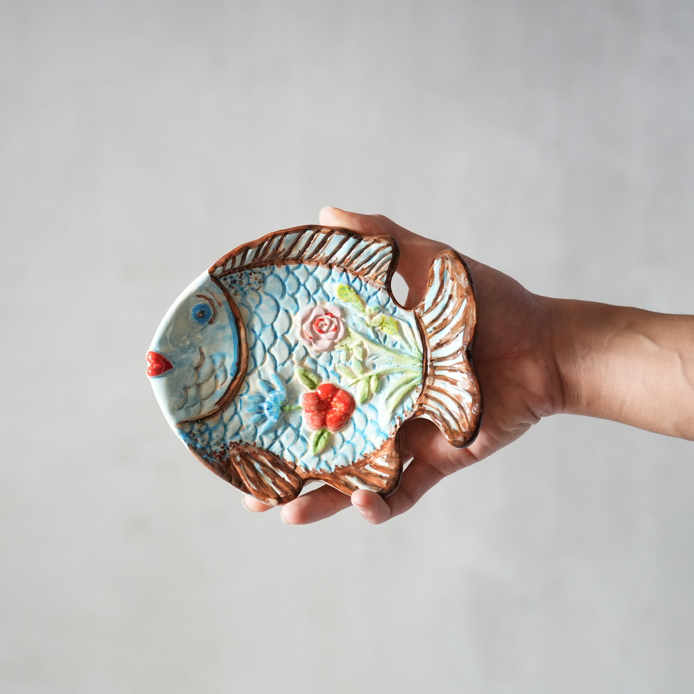Adorned Fish Trinket Plate Nathalie Lete