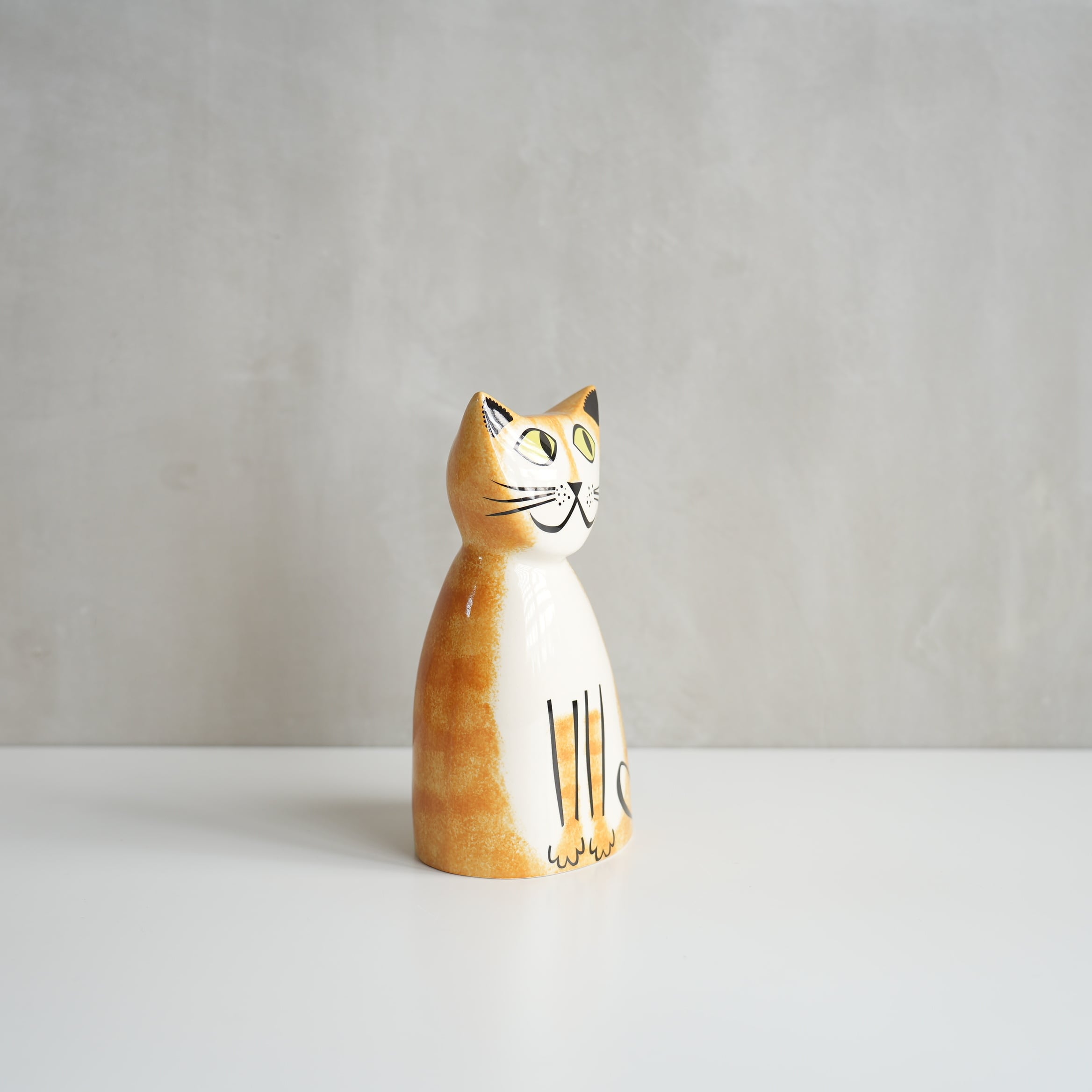 Hannah Turner Money Box Cat Yellow