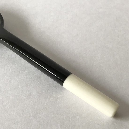 Sarah Petherick Egg Spoon BK/WH tip