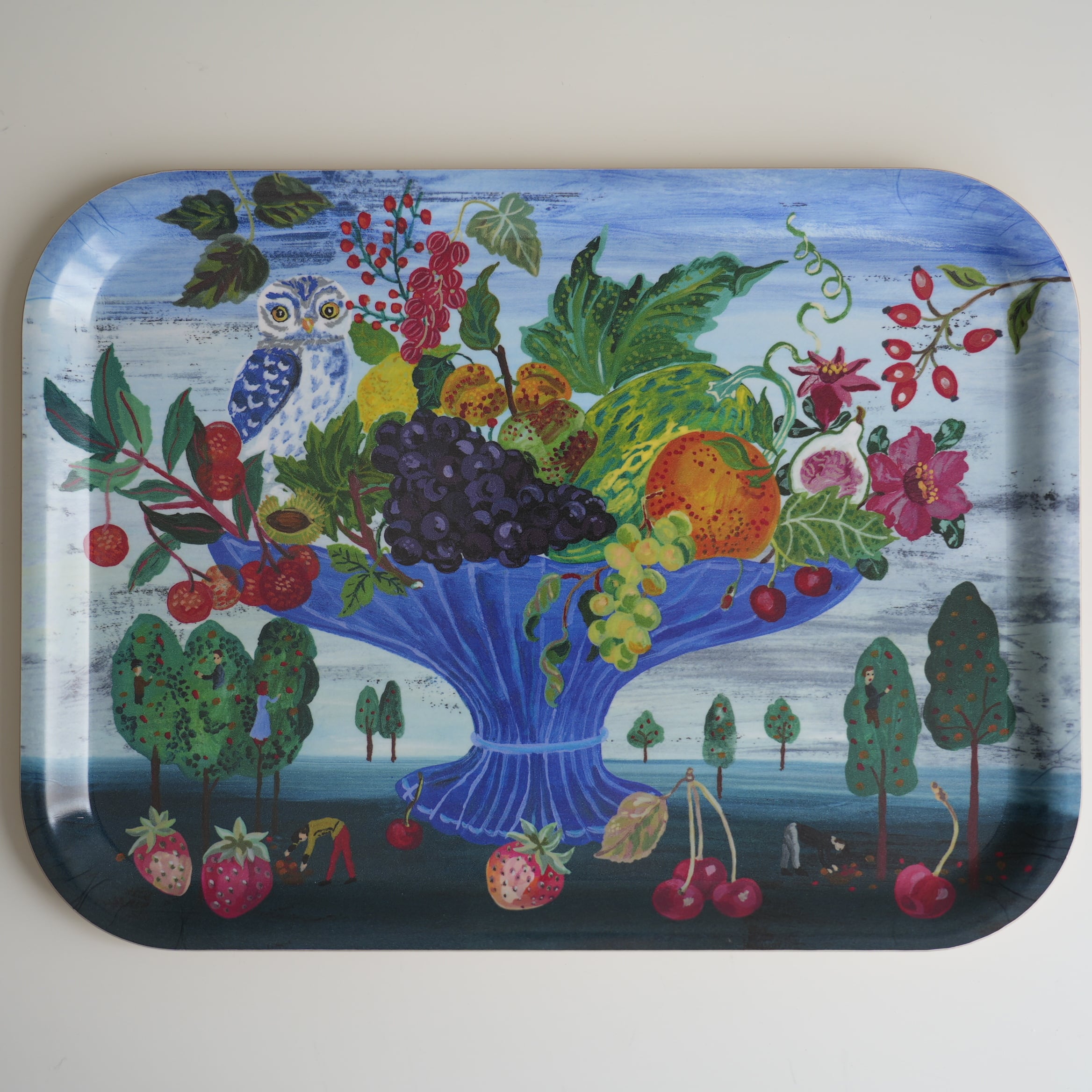 Nathalie Lete The owl and the fruit bowl Tray