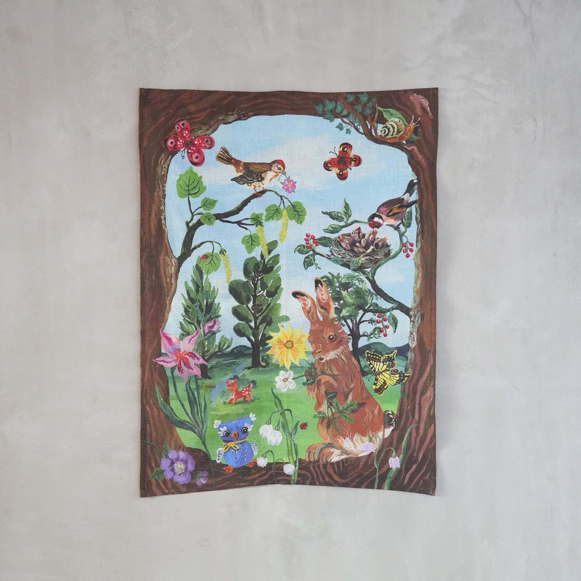 Nathalie Lete The Nest Tea Towel