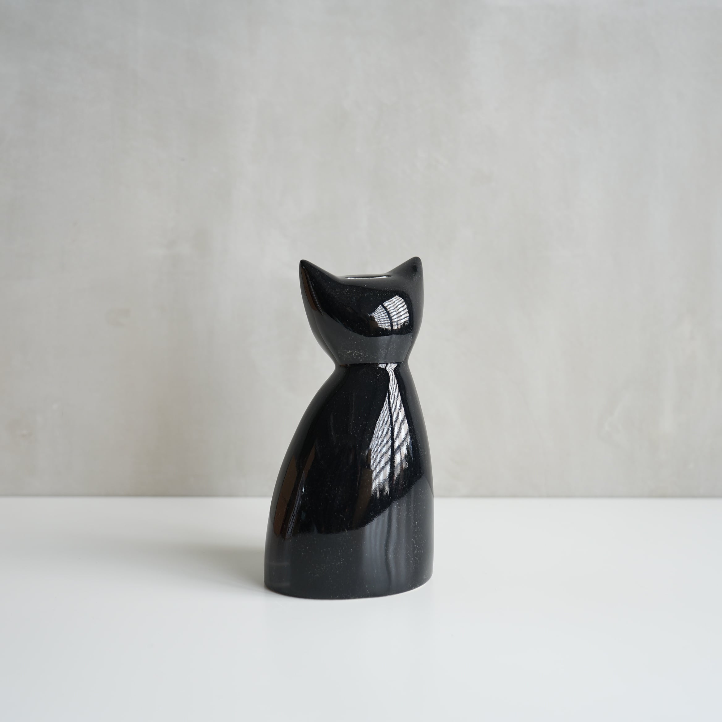 Hannah Turner Money Box Cat Black