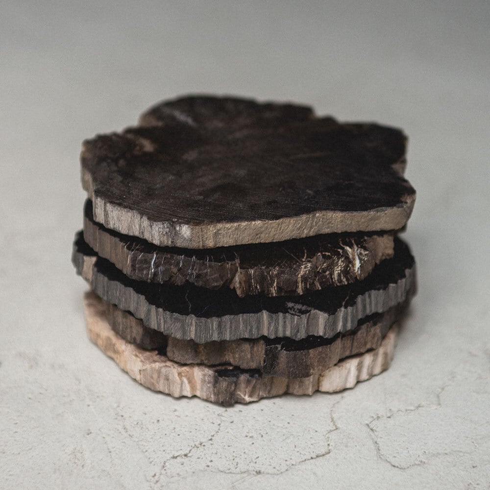 Wood Coaster Black