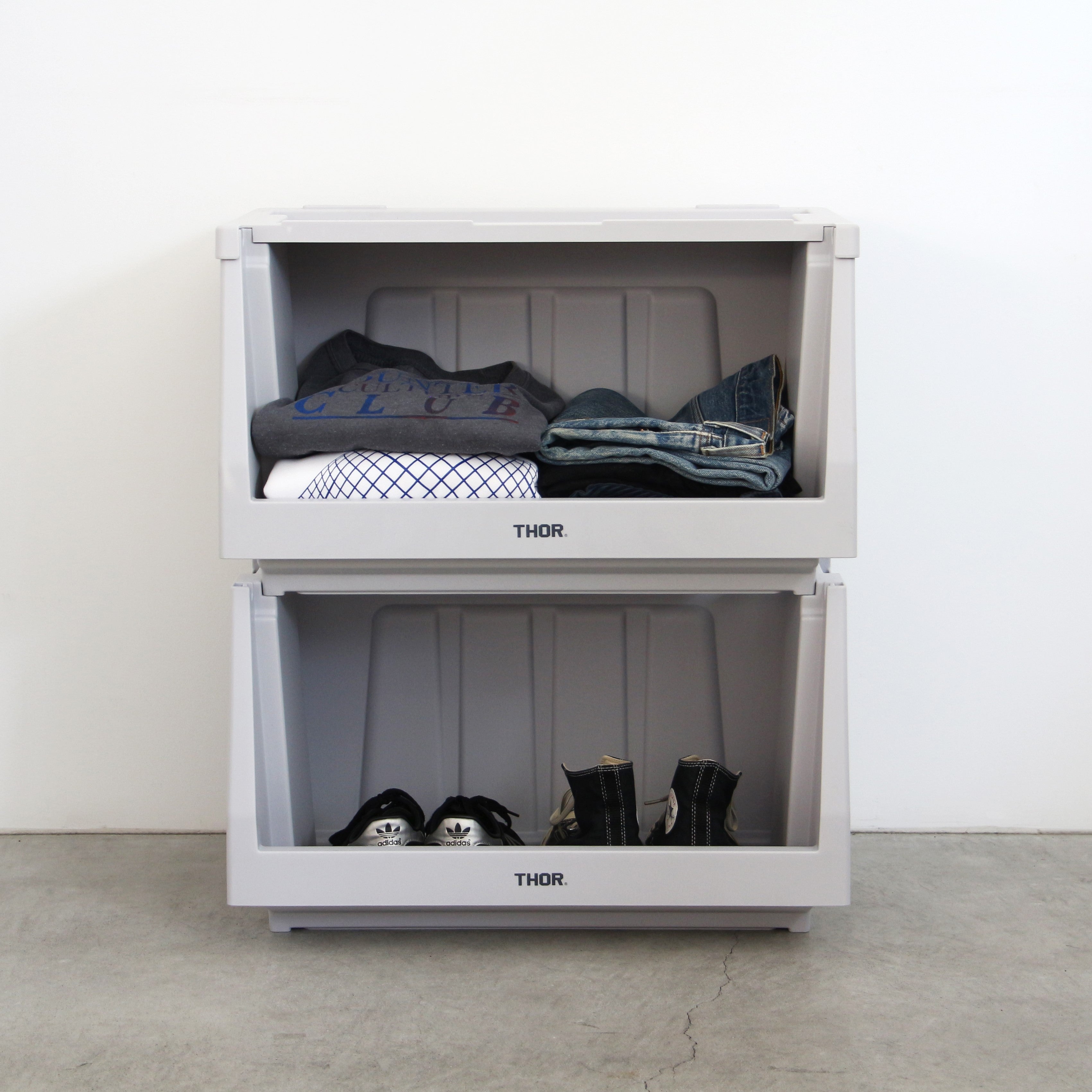 【本体+蓋】THOR Stacking Shelf Container 50L