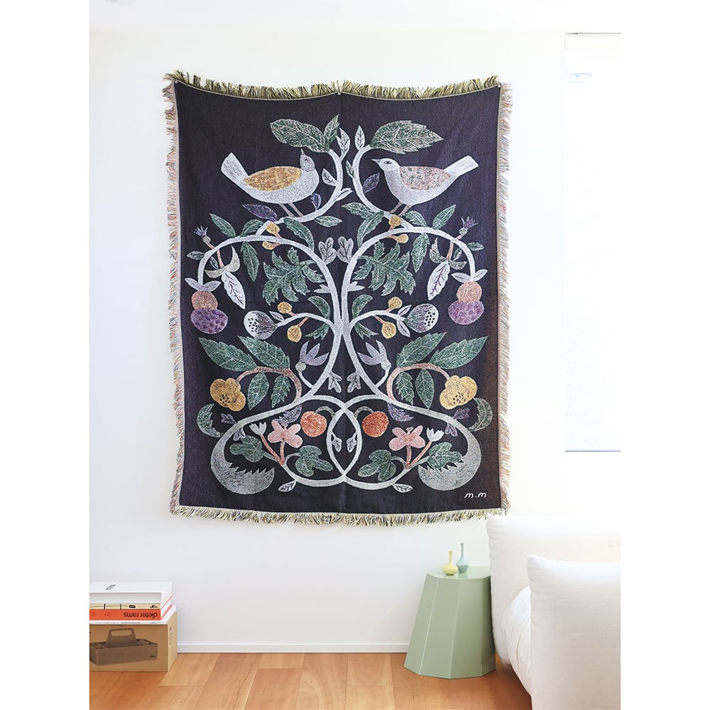 MM Tapestry Rug Plants-Bird