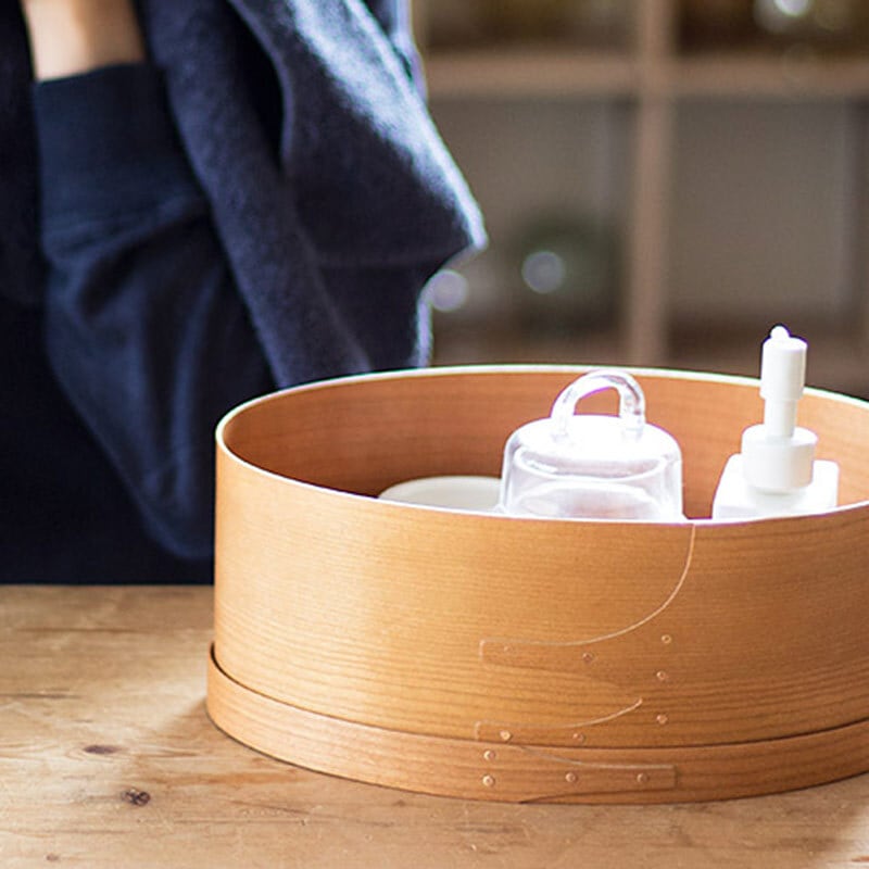 Shaker Oval Box Medium Natural