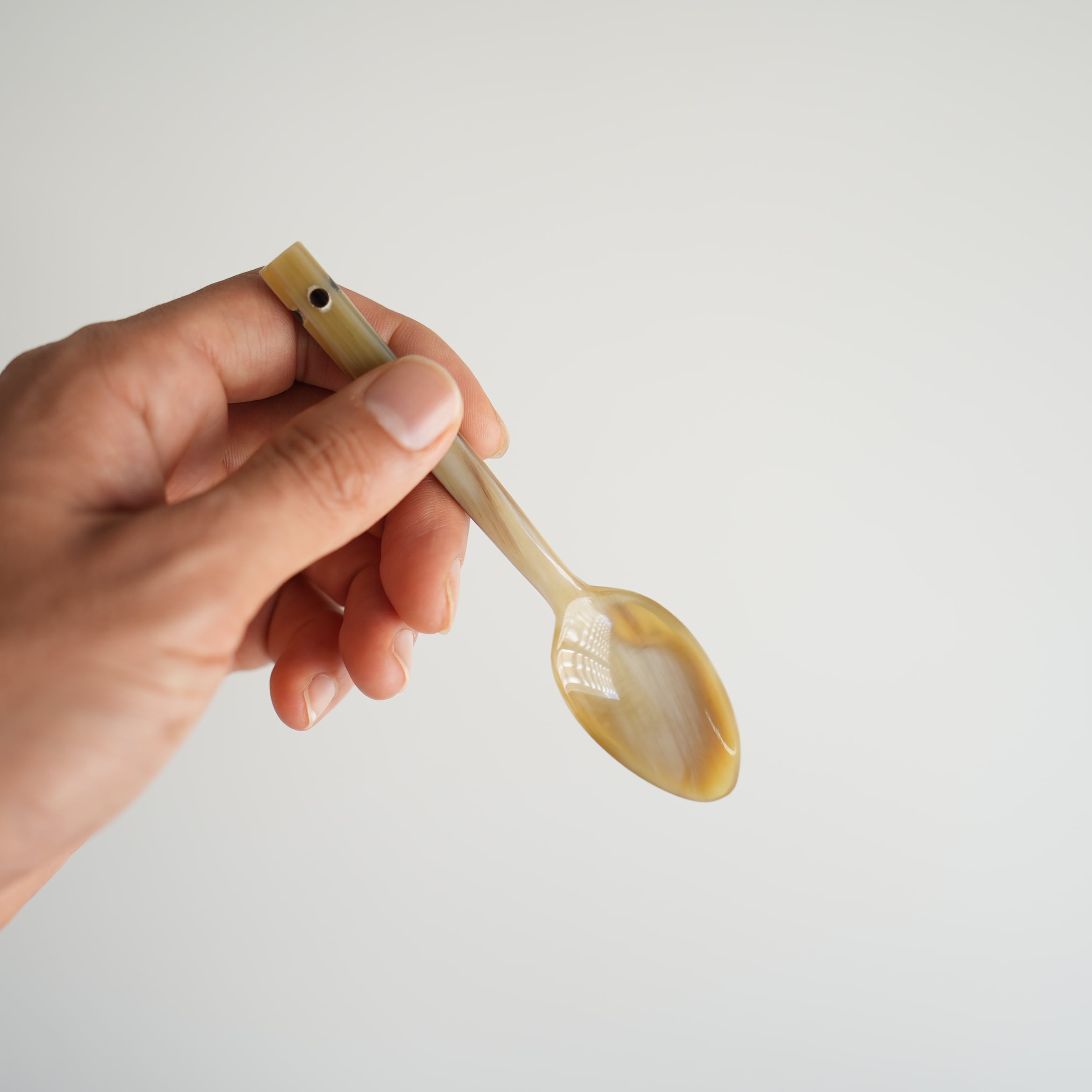 Sarah Petherick Egg Spoon NT/BK dot