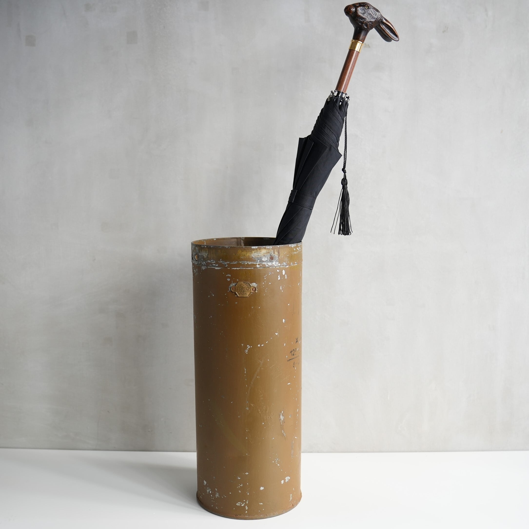 Vintage Umbrella Stand Brown