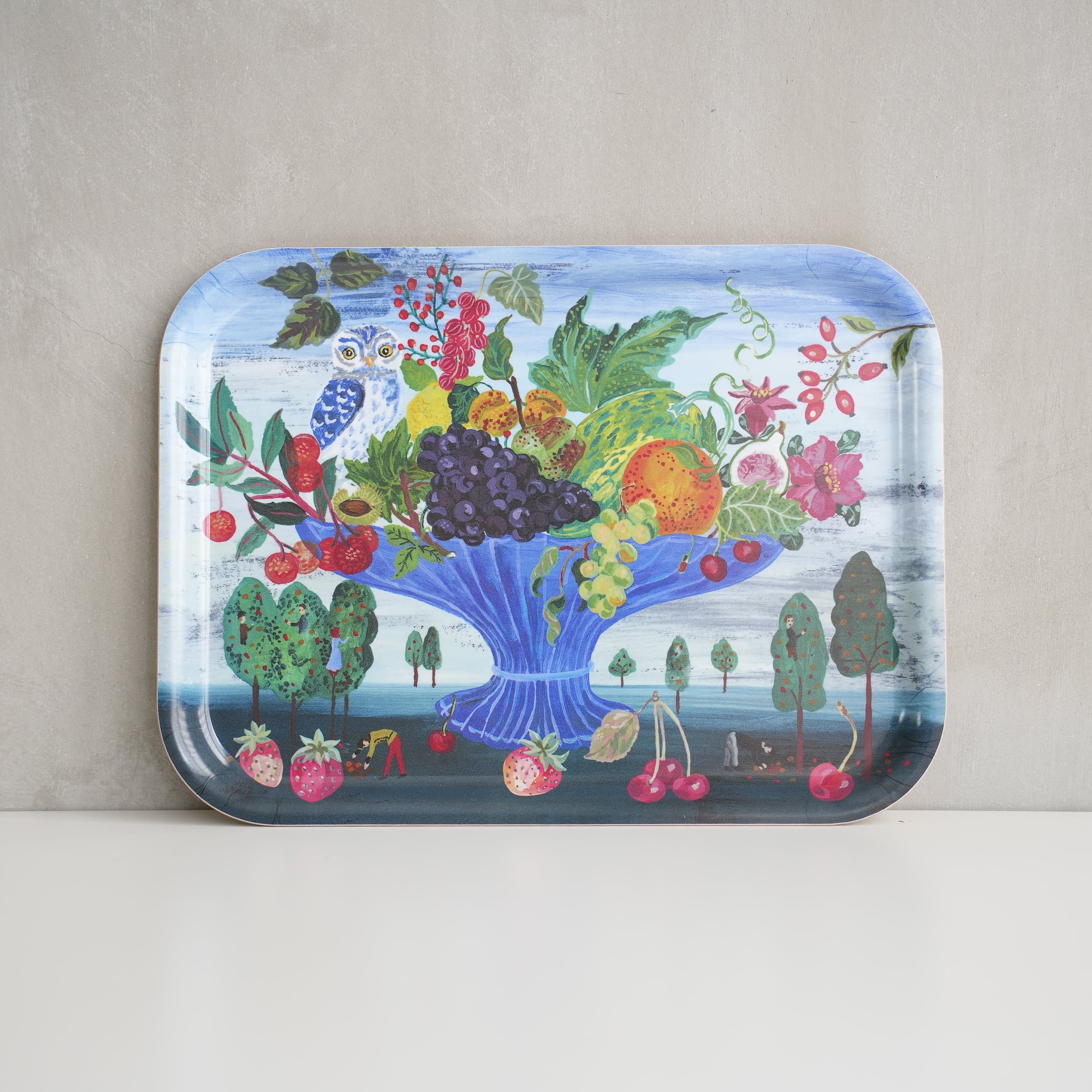 Nathalie Lete The owl and the fruit bowl Tray