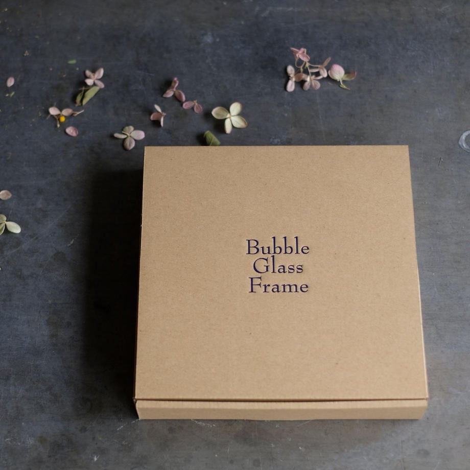 Bubble Glass Frame L Purple