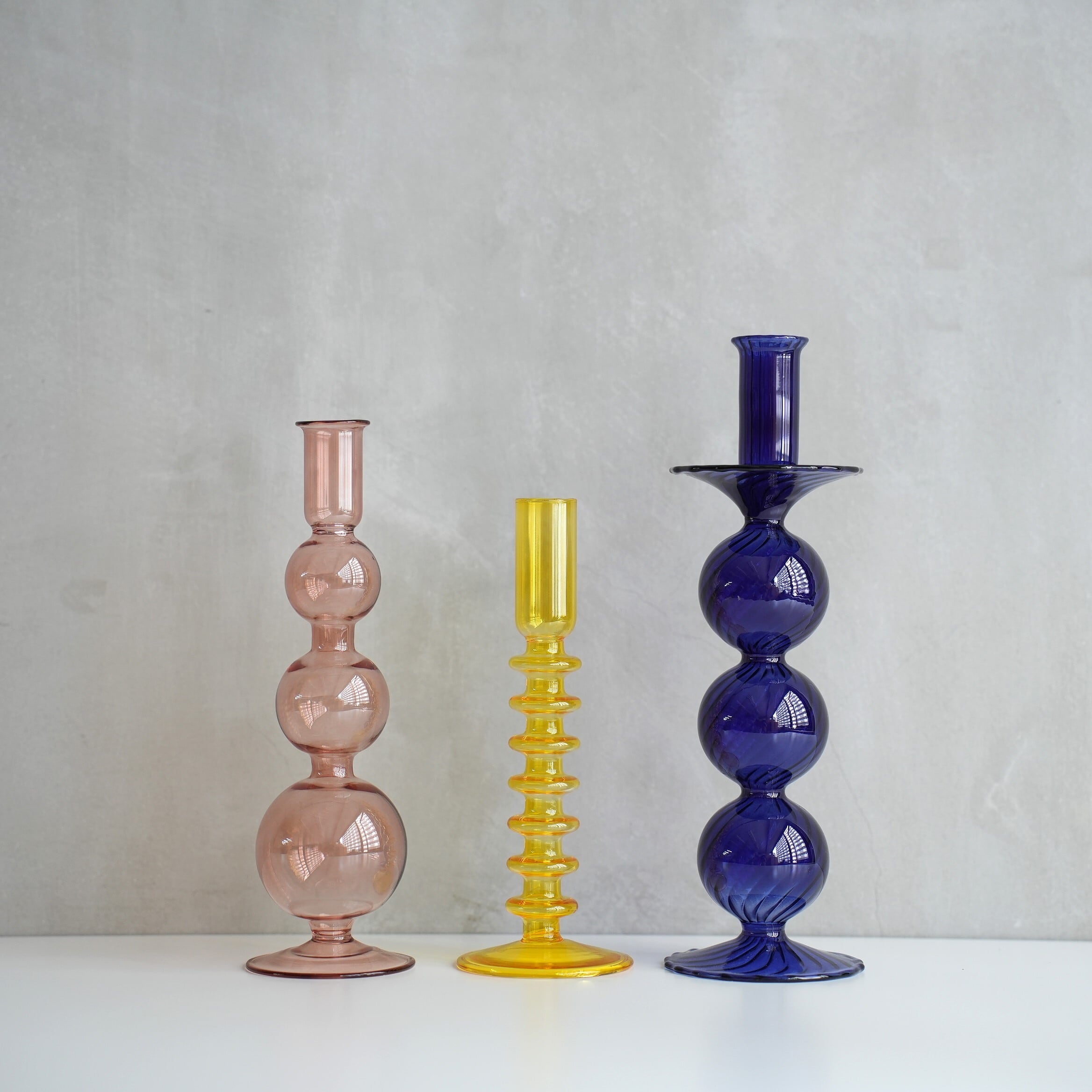 Lisa Glass Vase Pink