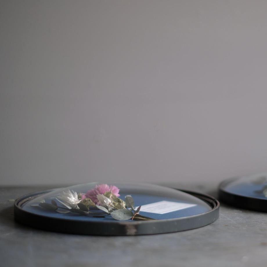 Bubble Glass Frame S Yellow