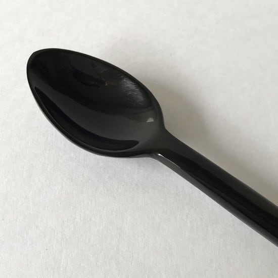 Sarah Petherick Egg Spoon BK/WH tip