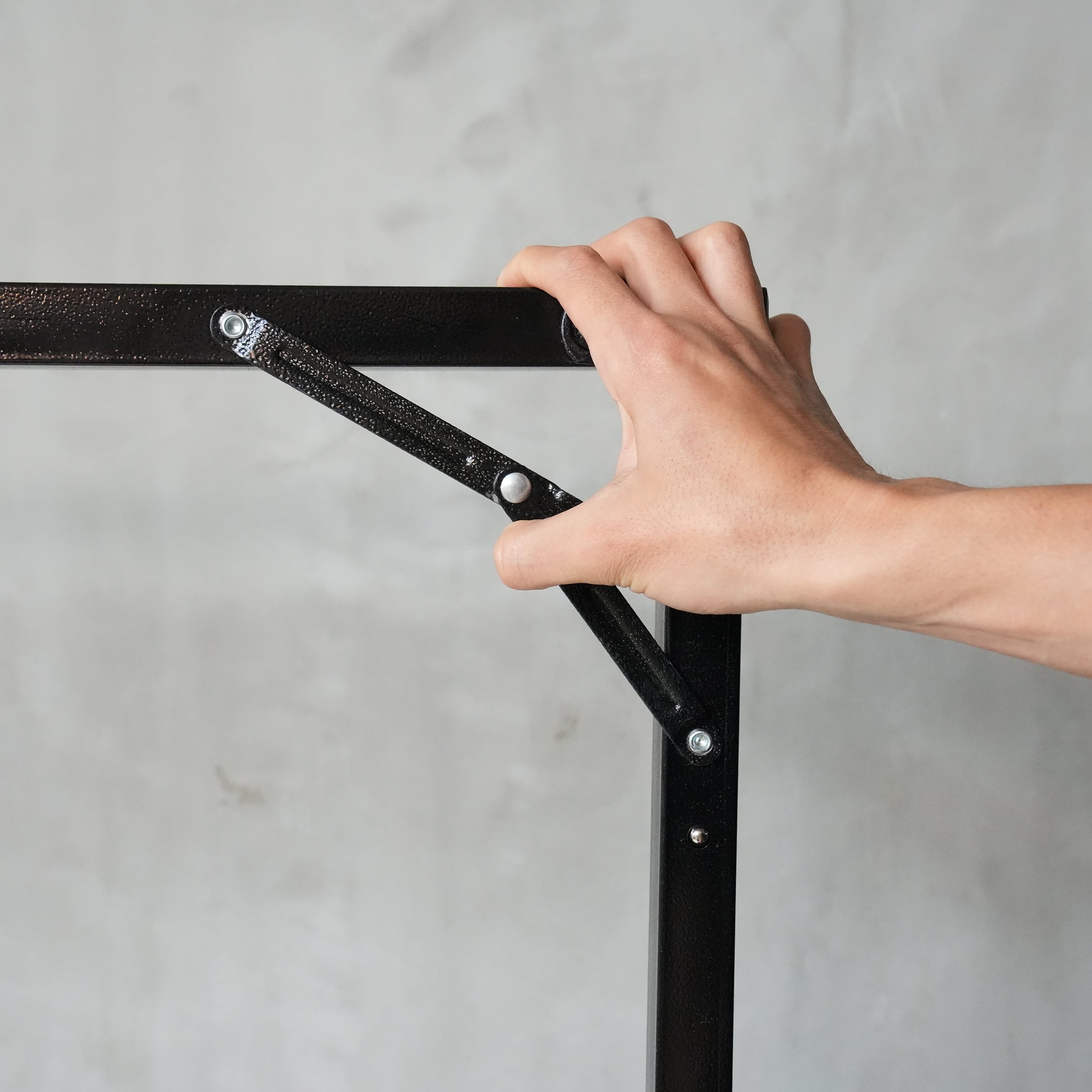 EXHIBITION FOLDABLE HANGER RACK Black