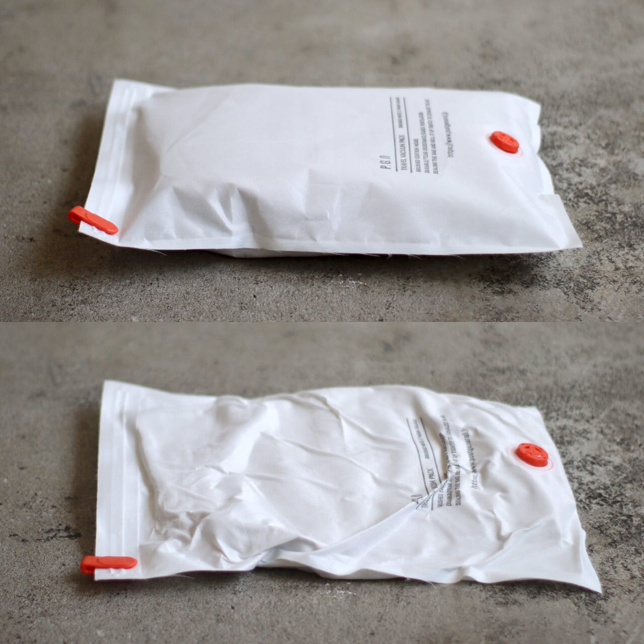 TRAVEL VACUUM PACK LL White
