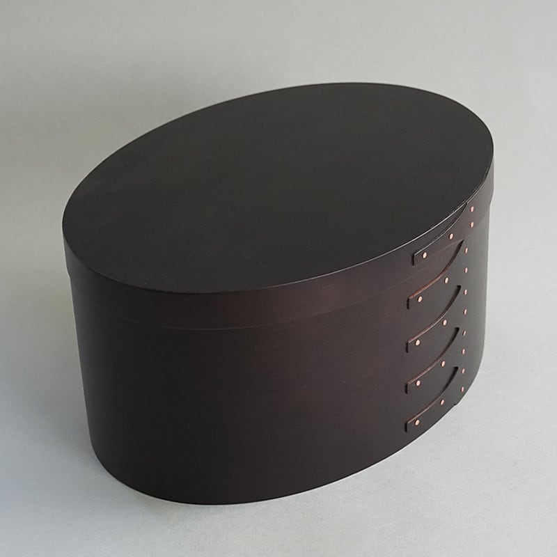 Shaker Oval Box L Black