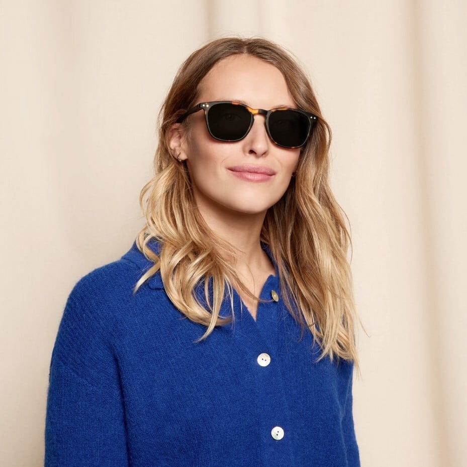 SUNGLASS IZIPIZI #E TORTOISE / Gray Lenses