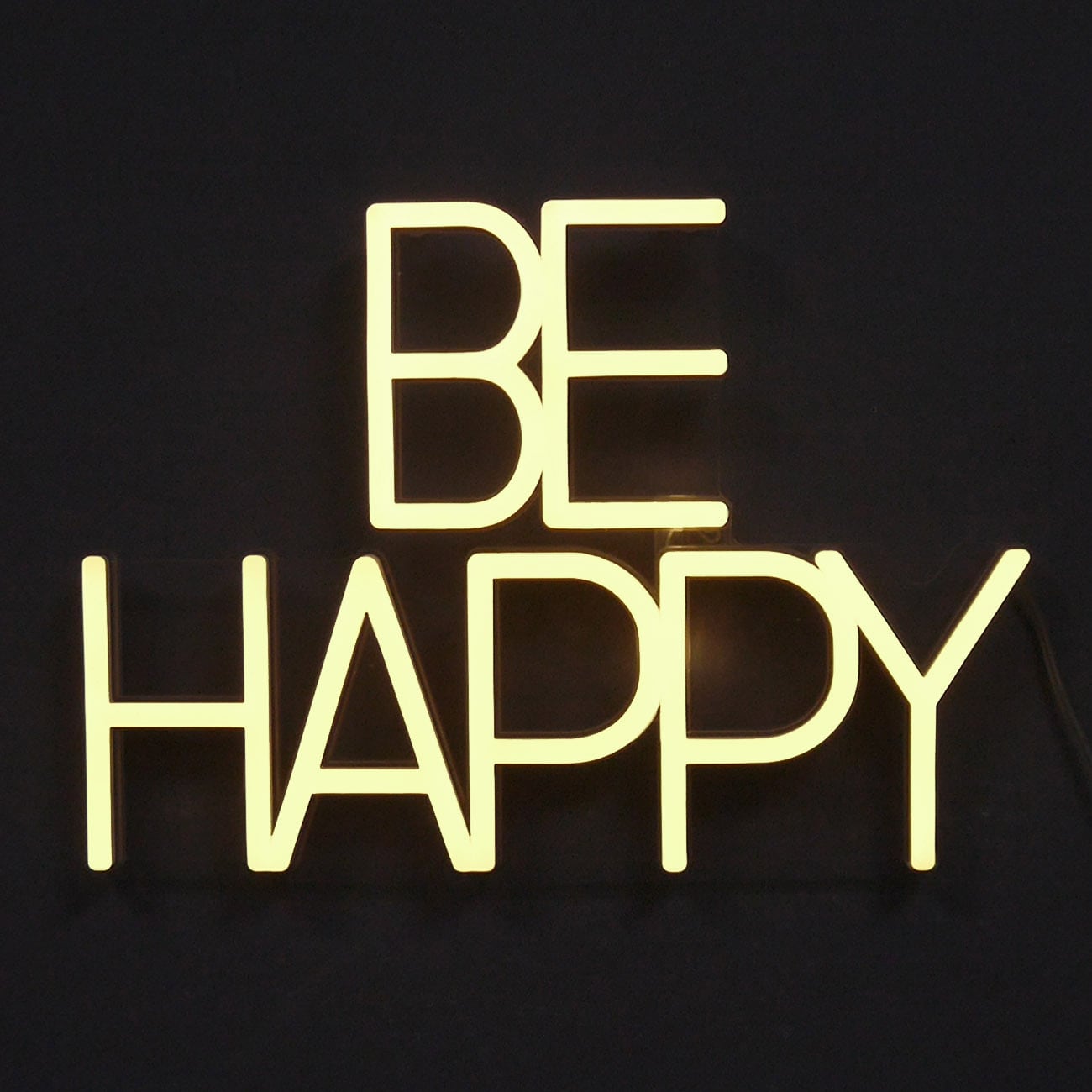Neon Light Be Happy