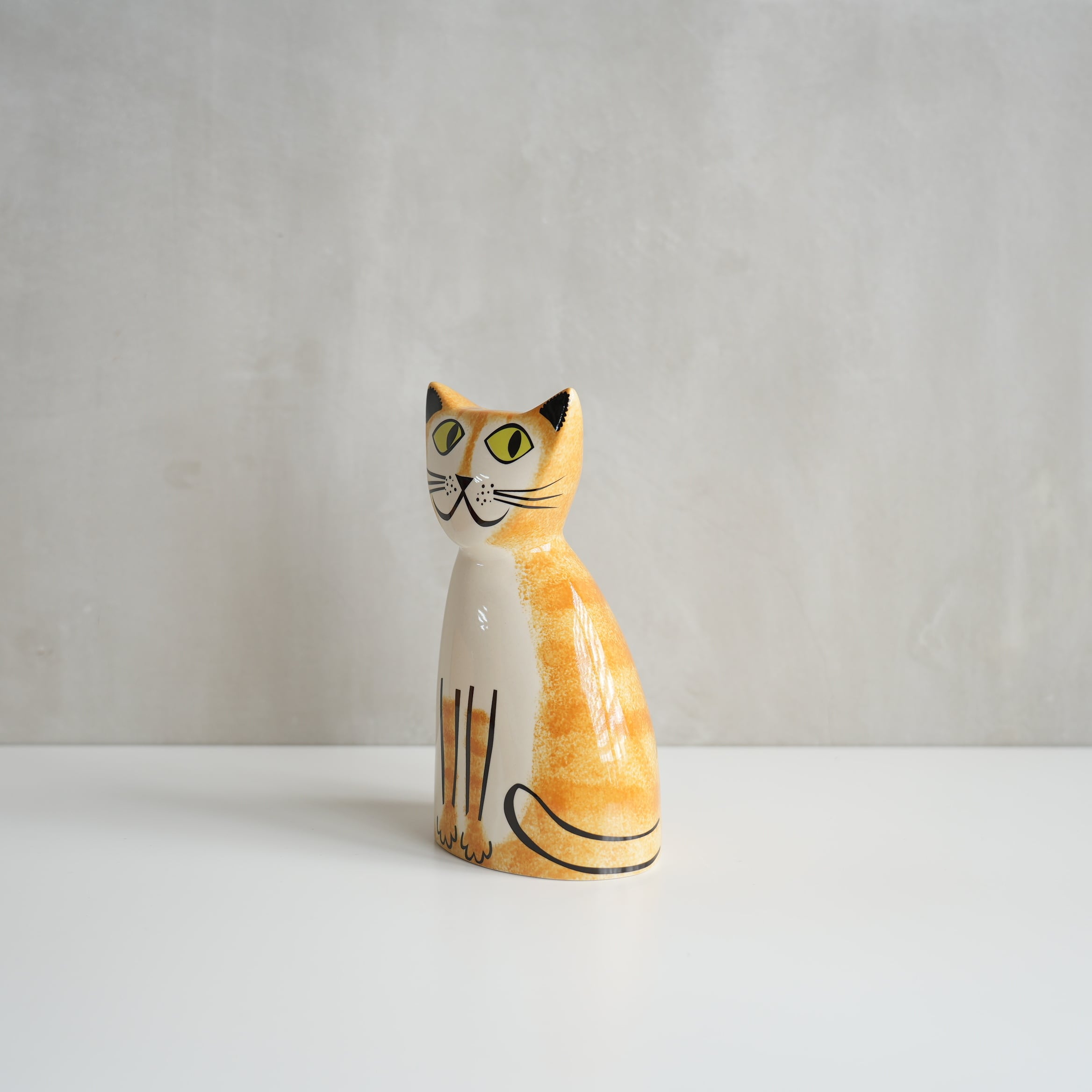 Hannah Turner Money Box Cat Yellow