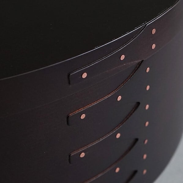 Shaker Oval Box L Black