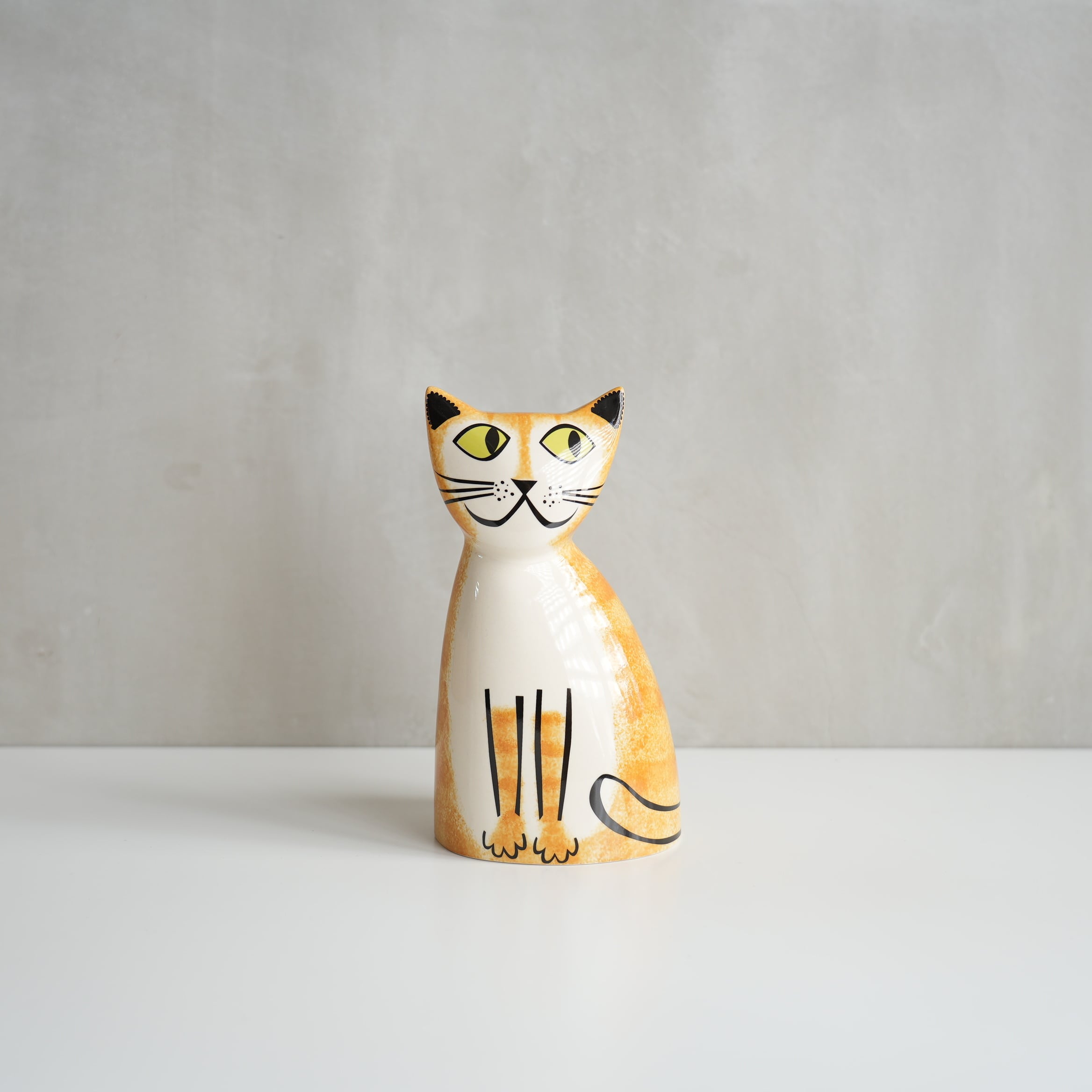 Hannah Turner Money Box Cat Yellow
