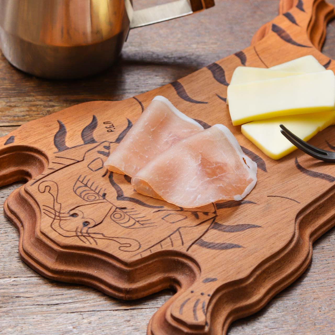 TIBETAN TIGER SERVING BOARD