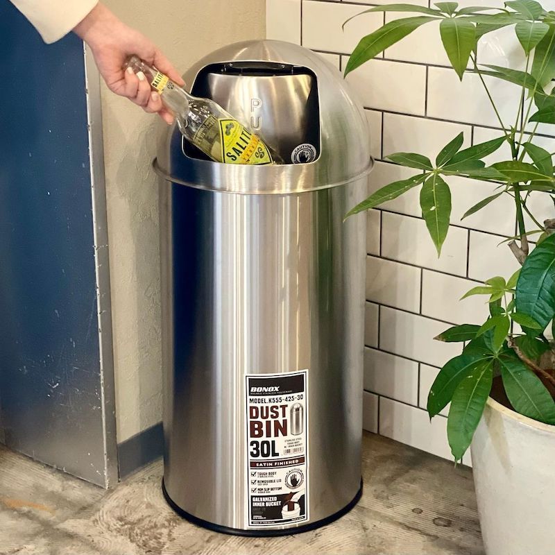 DUST BIN SATIN FINISHED 30L