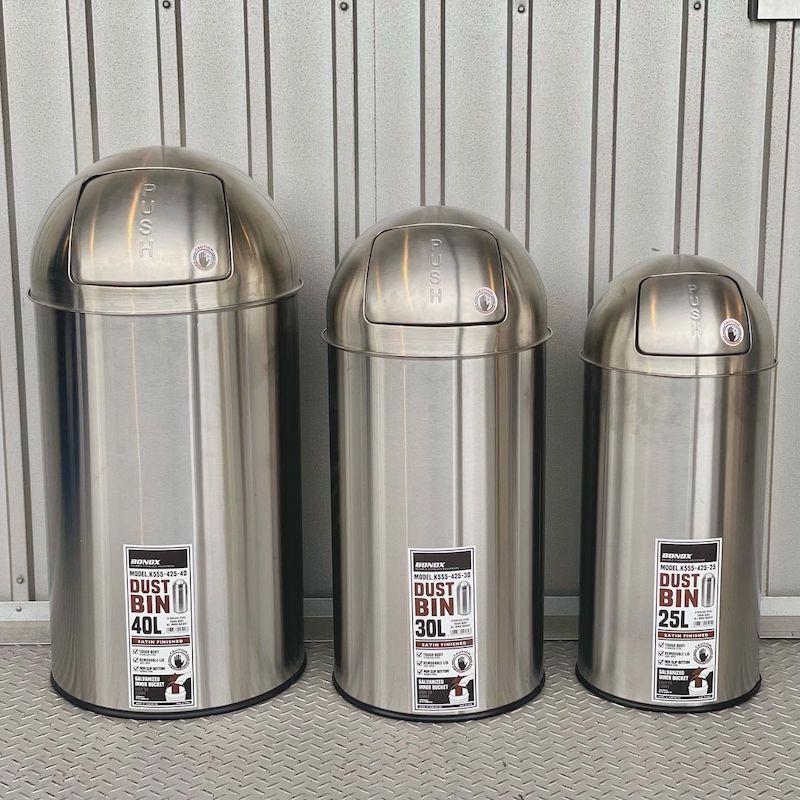 DUST BIN SATIN FINISHED 40L