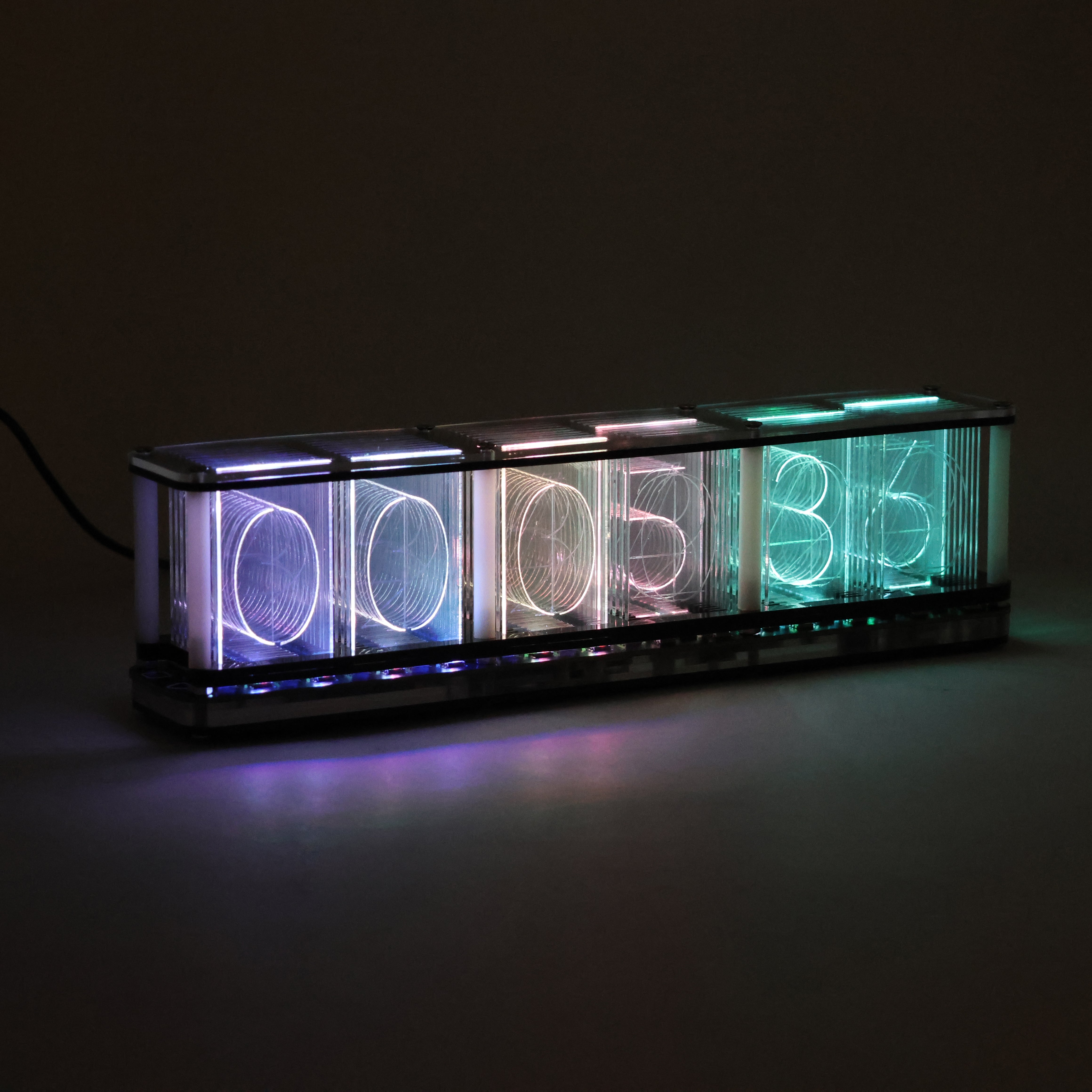 RGB TUBE CLOCK