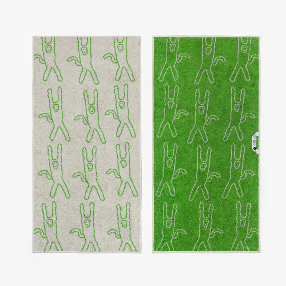 Warmgrey Tail Face Towel