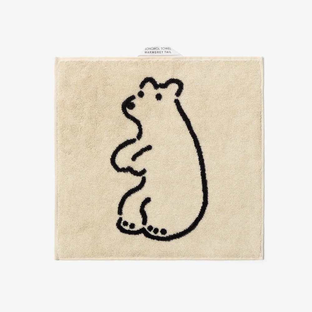 Warmgrey Tail HAND TOWEL
