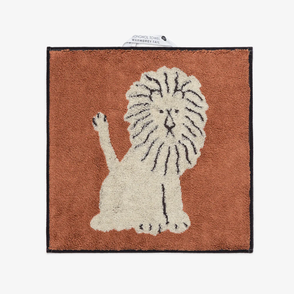 Warmgrey Tail HAND TOWEL