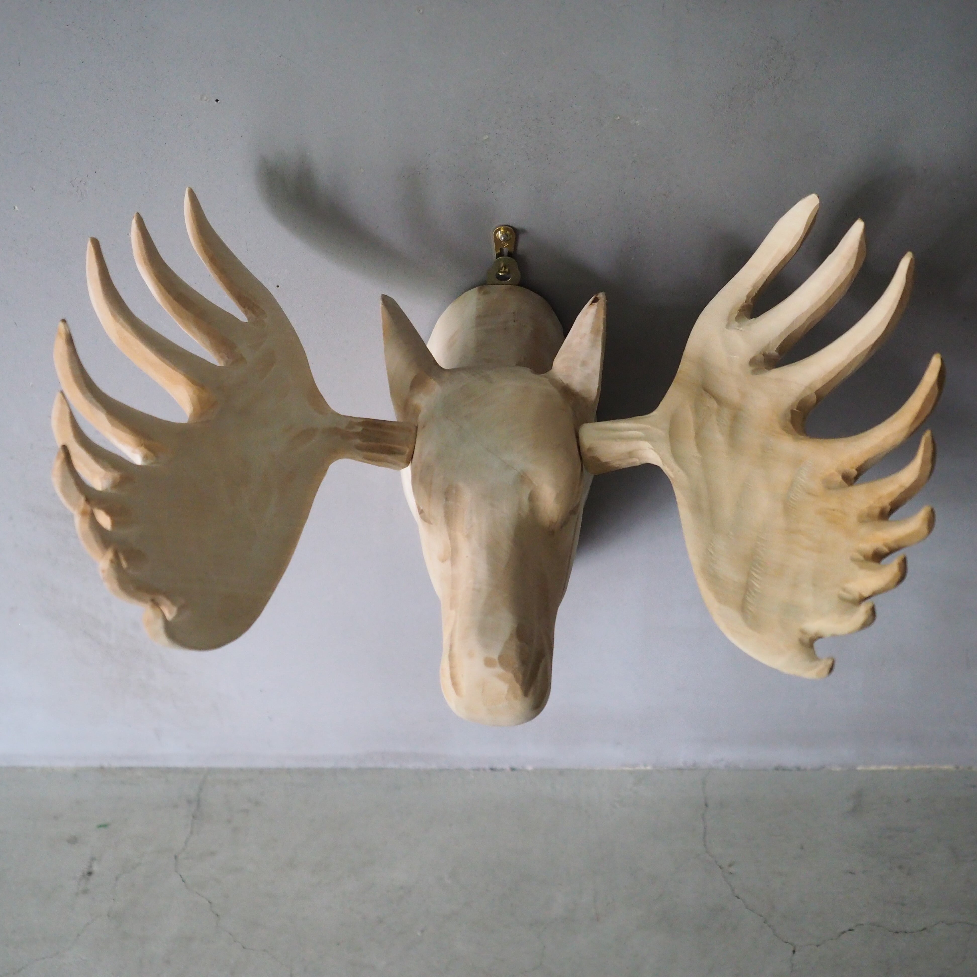 Wood Animal Head / Moose