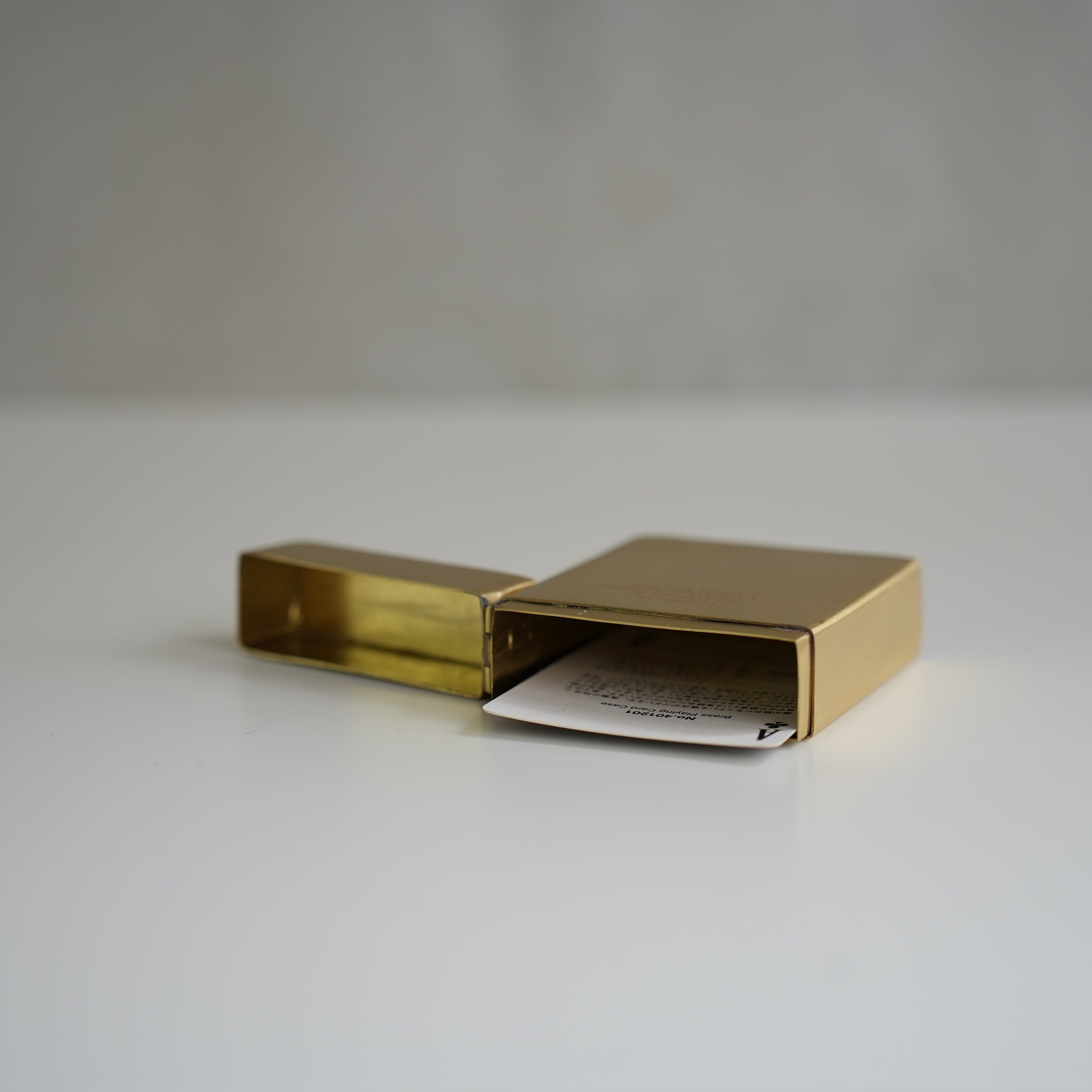 BRASS PLAYING CARD CASE