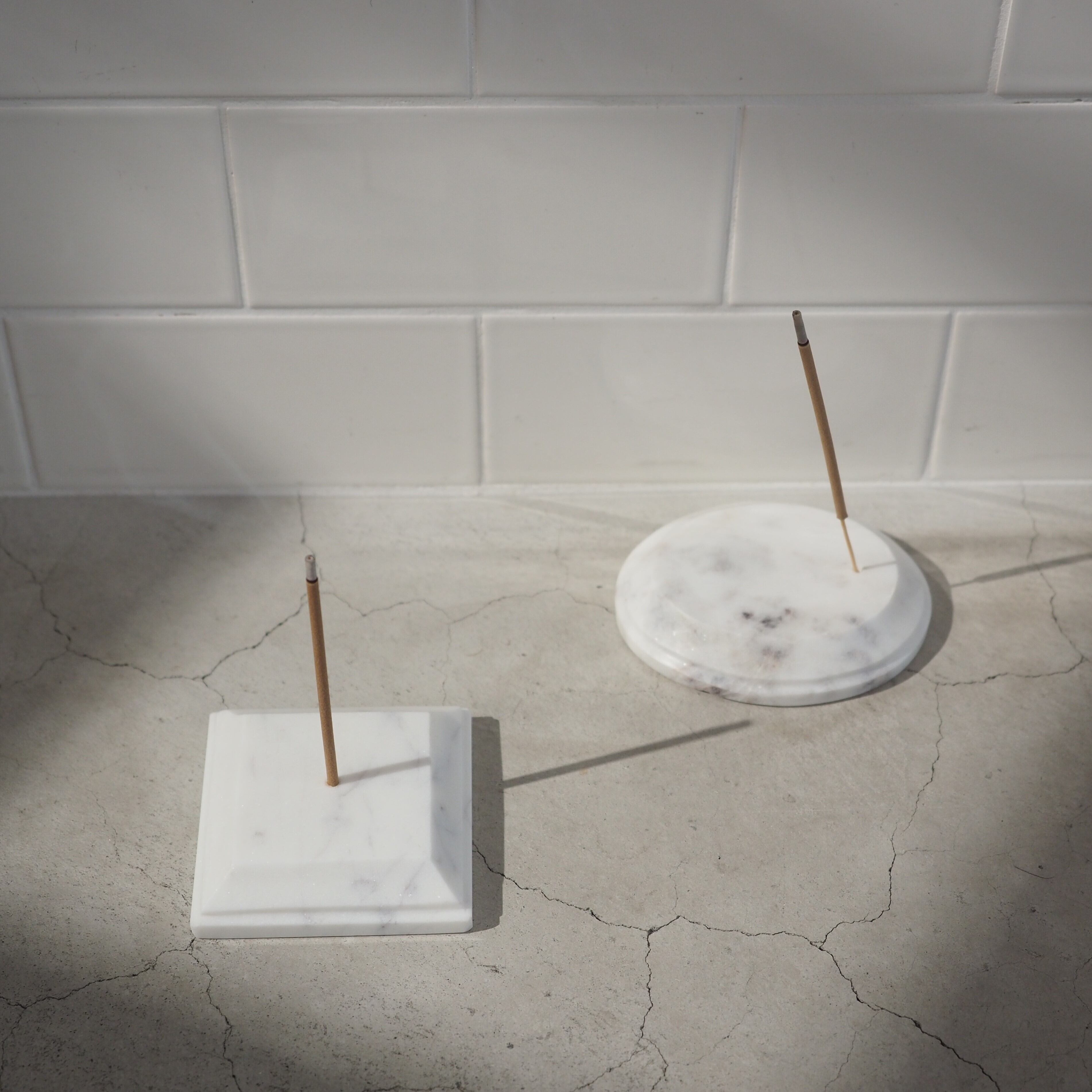 MARBLE INCENSE HOLDER SQUARE