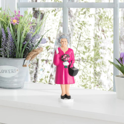 Figurine Jubilé Reine Elizabeth II - Solar Queen Platinum Anniversaire, Reine Qui Salue Au Soleil