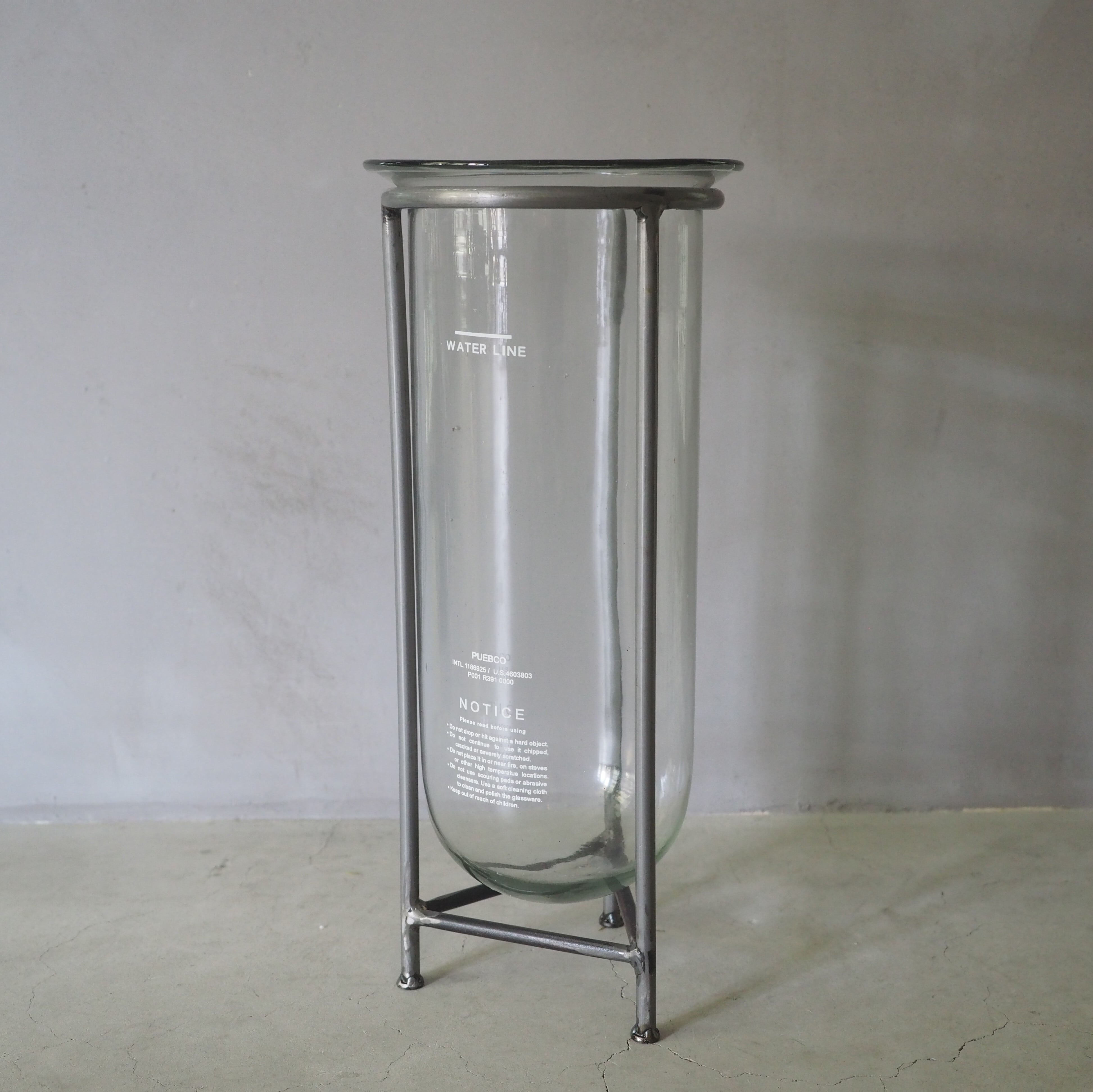 GLASS TUBE WITH STAND