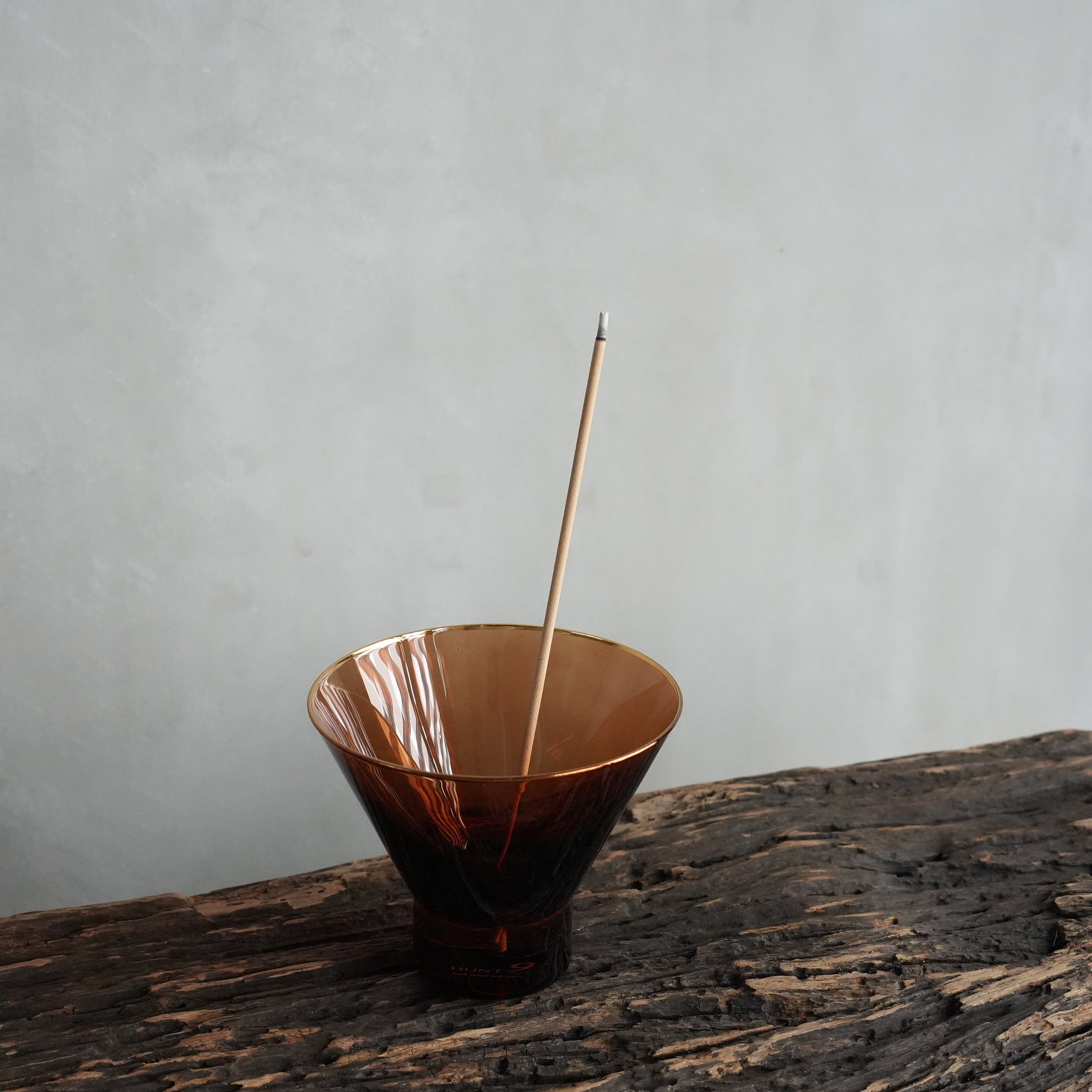 Hazel Alle a te Incense Holder  Cylinder Dusky Amber