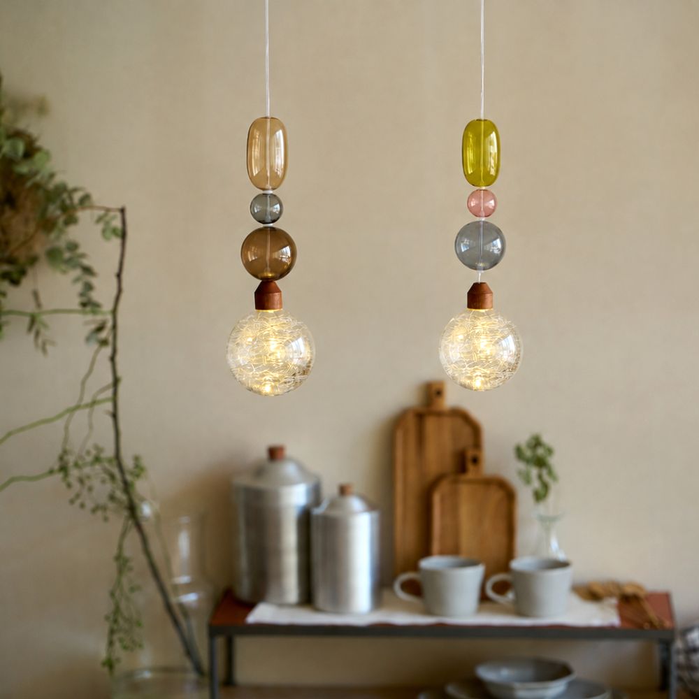 Glass Hanging Light