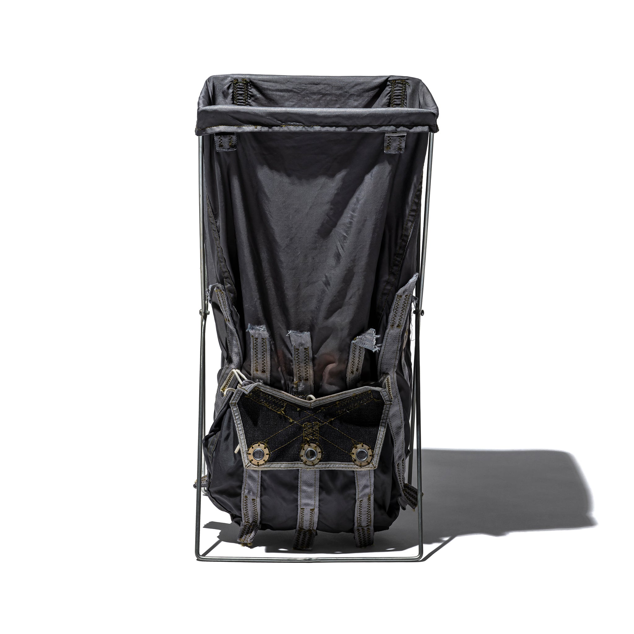 VINTAGE PARACHUTE LAUNDRY BASKET