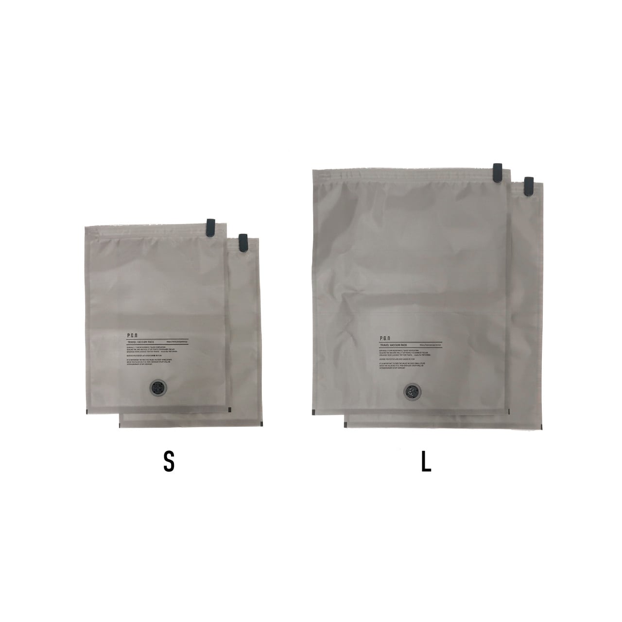 TRAVEL VACUUM PACK S　Gray