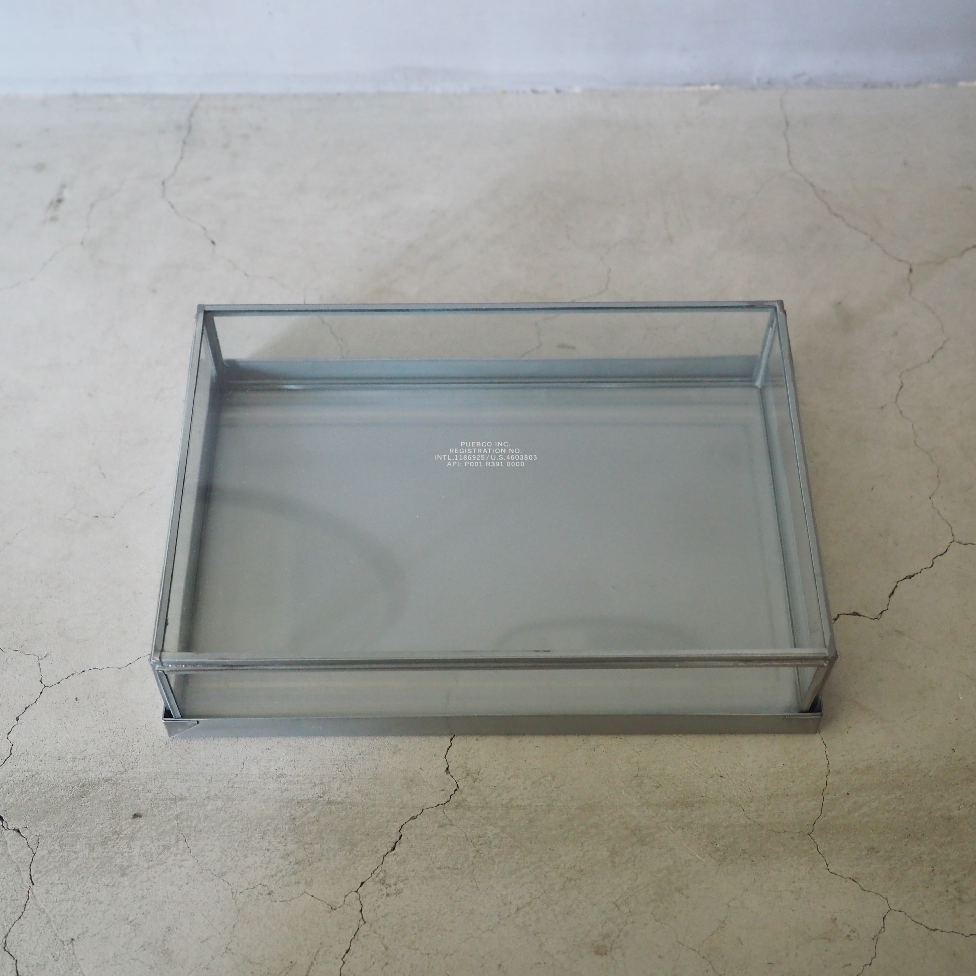 GLASS BOX W/RECYCLE STEEL Lサイズ