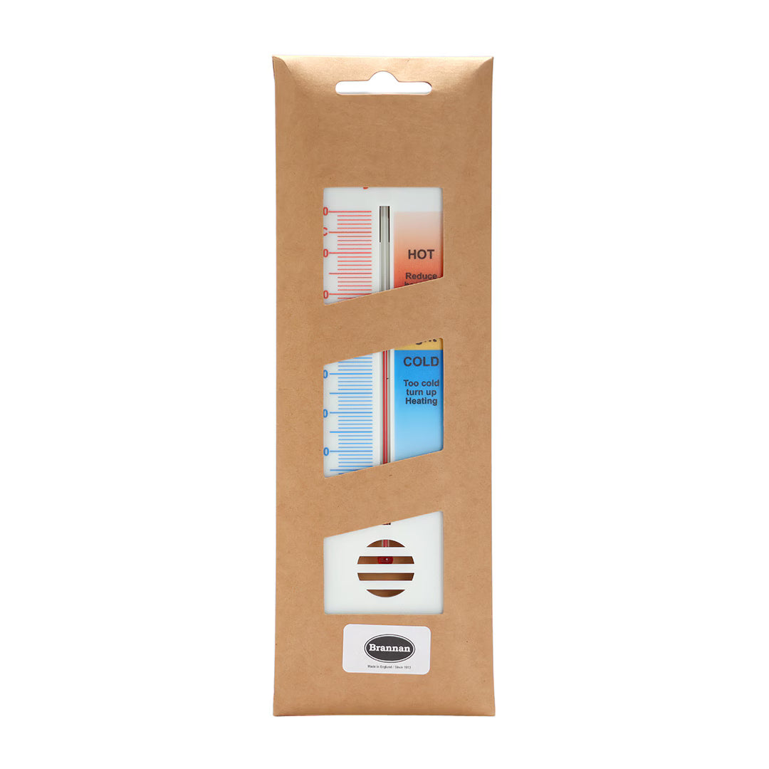 Plastic Wall Thermometer 255mm Comfort