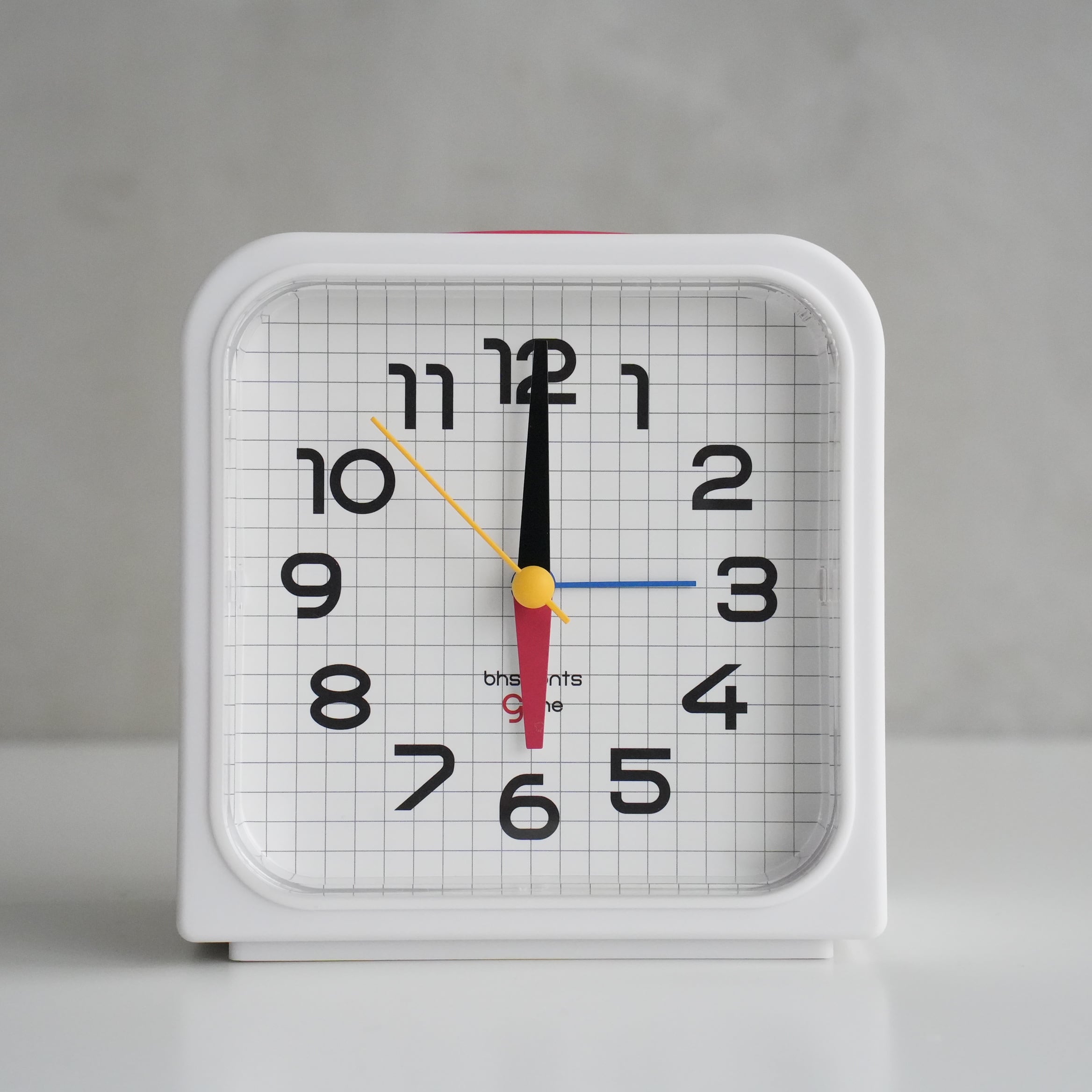 Bauhaus Font Alarm Clock GENE