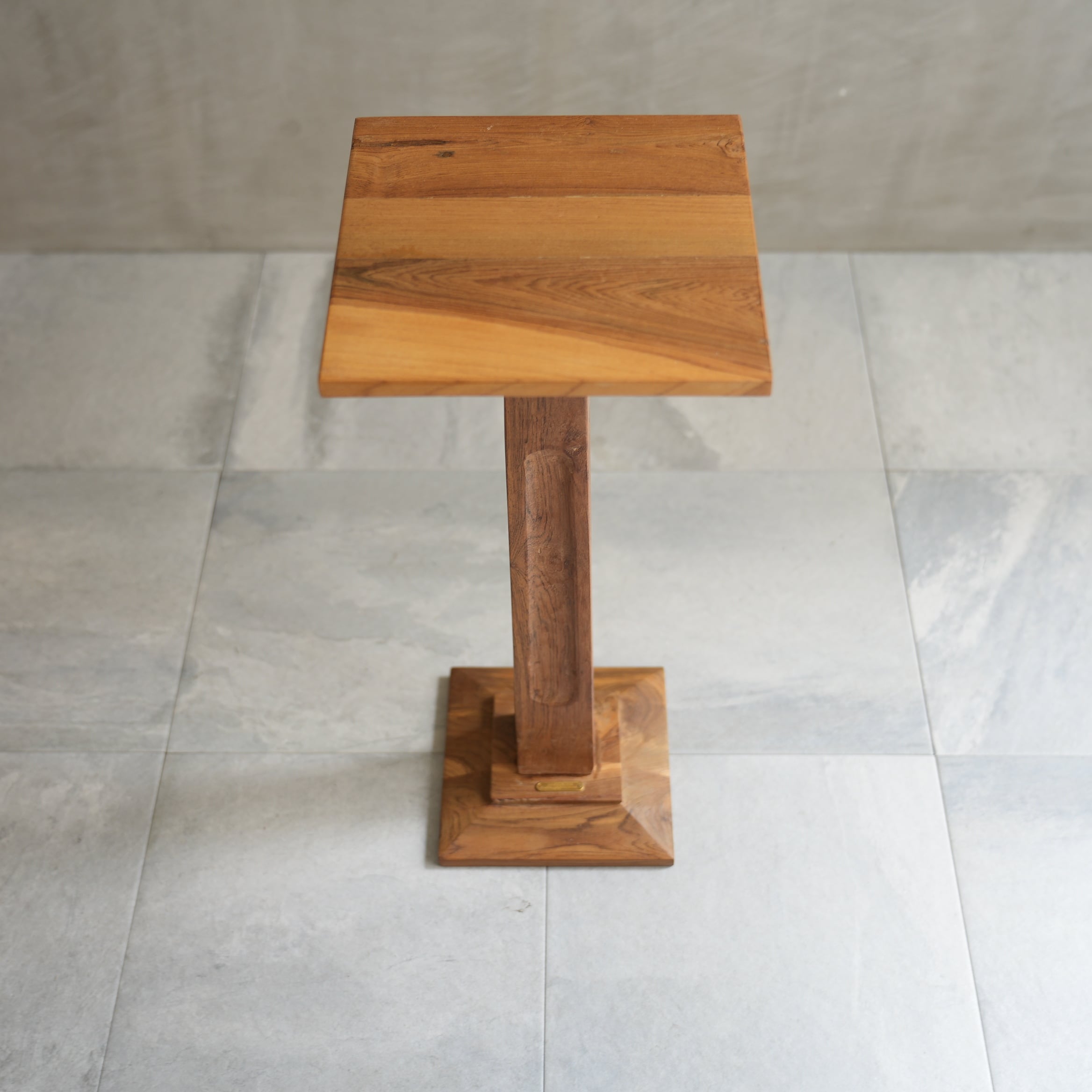 WOODEN SIDE TABLE