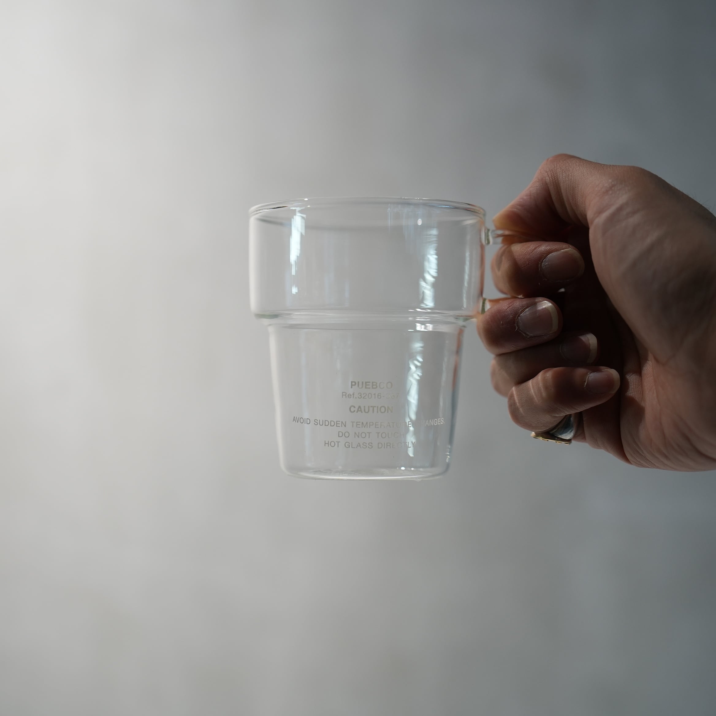 BOROSILICATE GLASS MUG / Deep Stacking