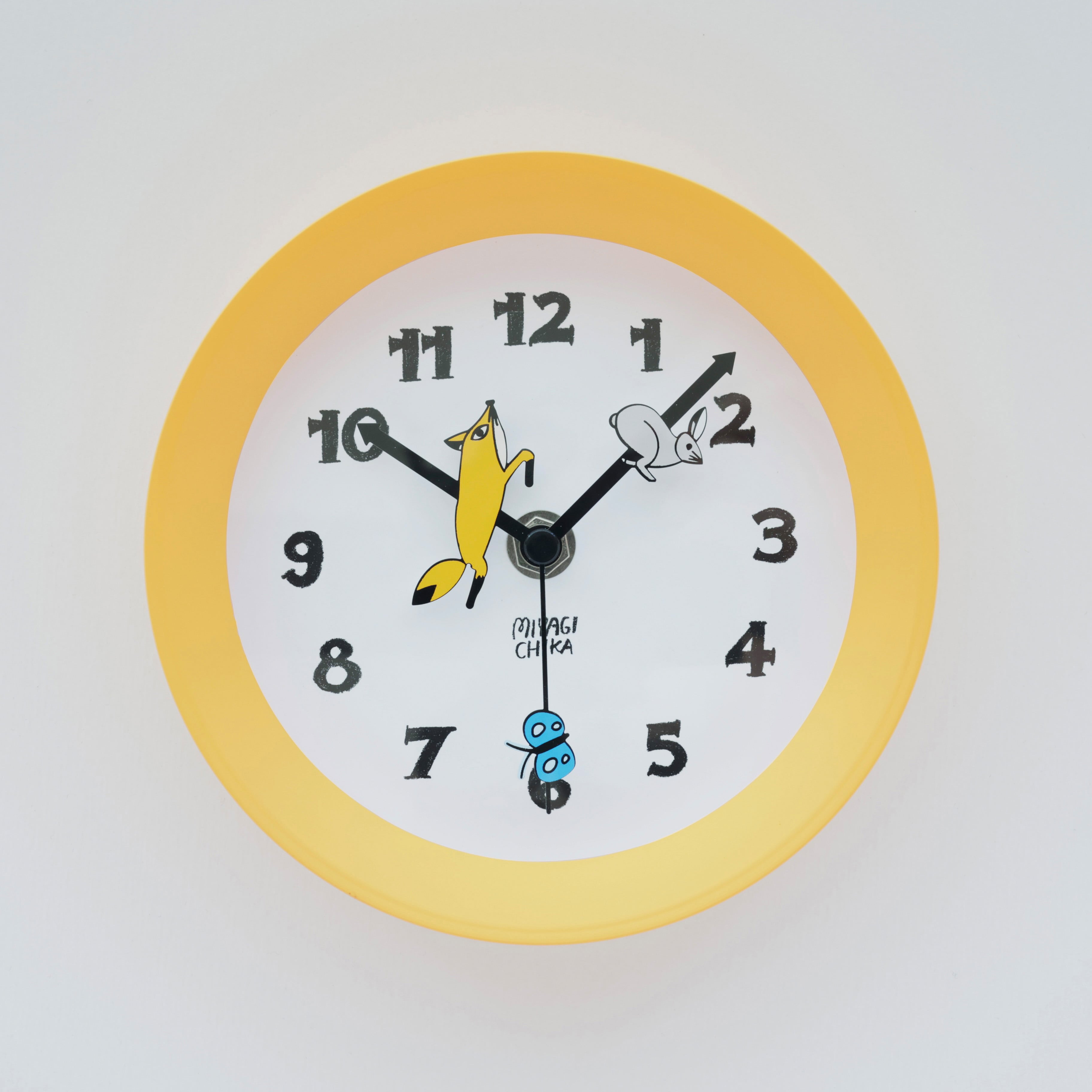 Yamabatosha 2way clock FOX Yellow