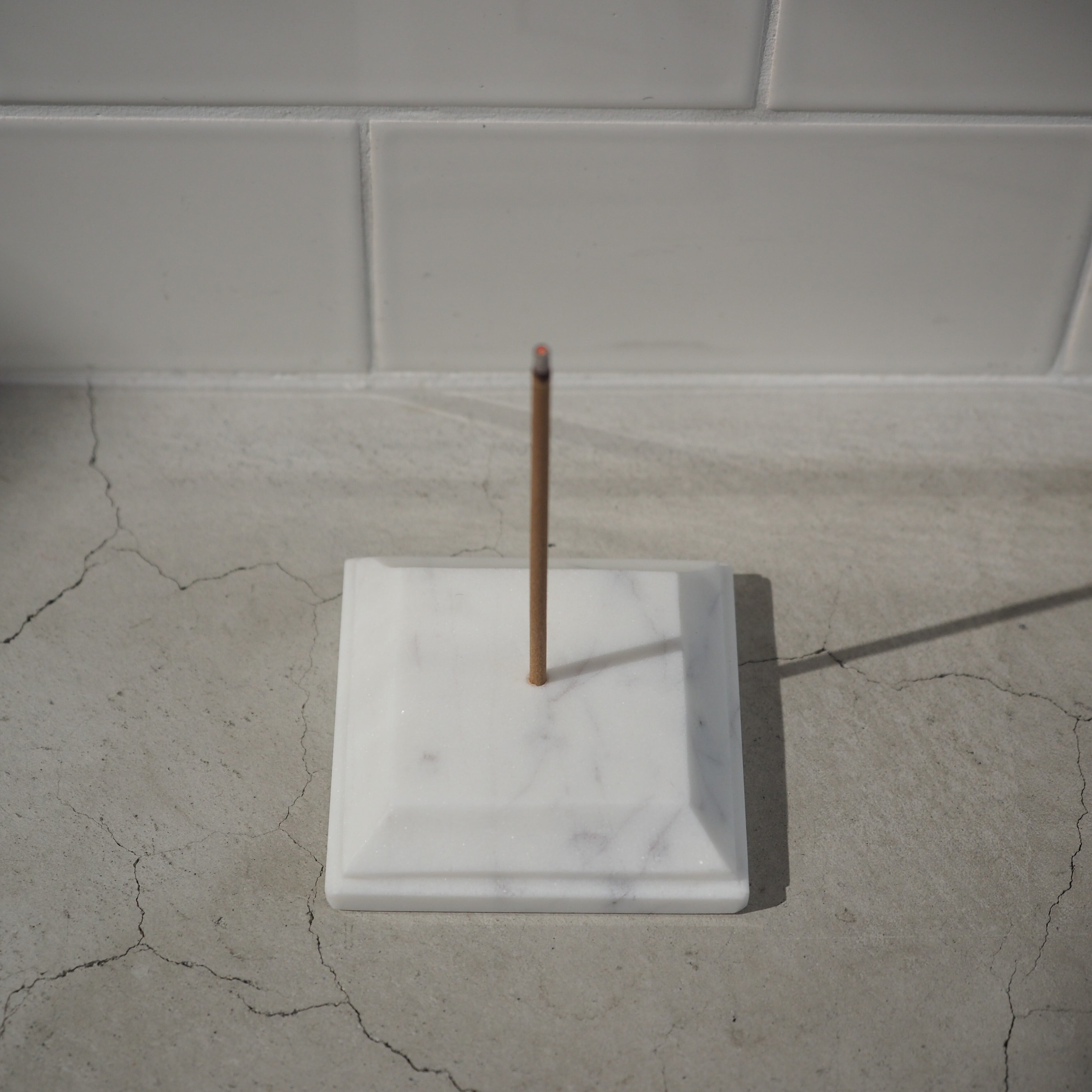 MARBLE INCENSE HOLDER SQUARE