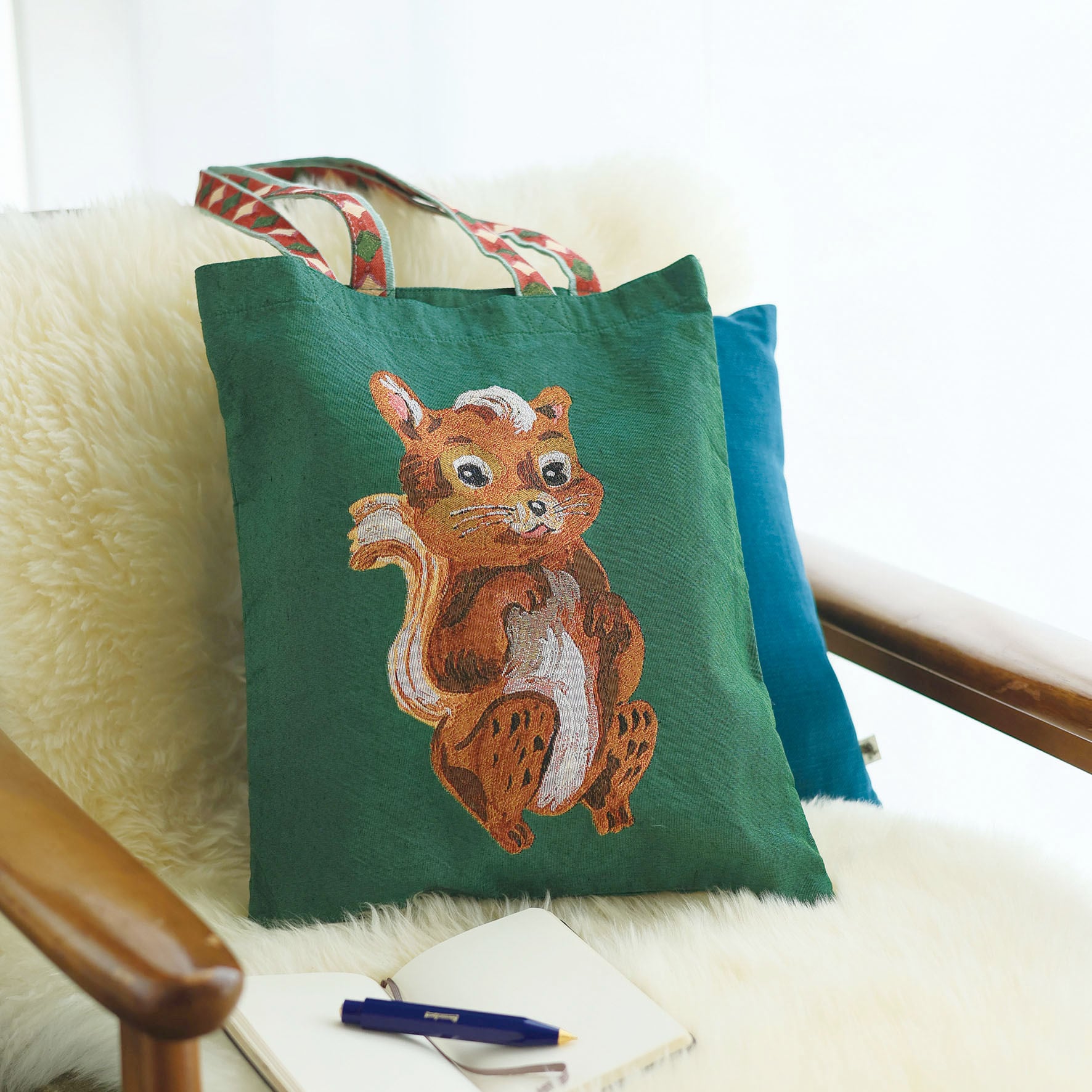 Nathalie Lete Tote Bag　Squirrel