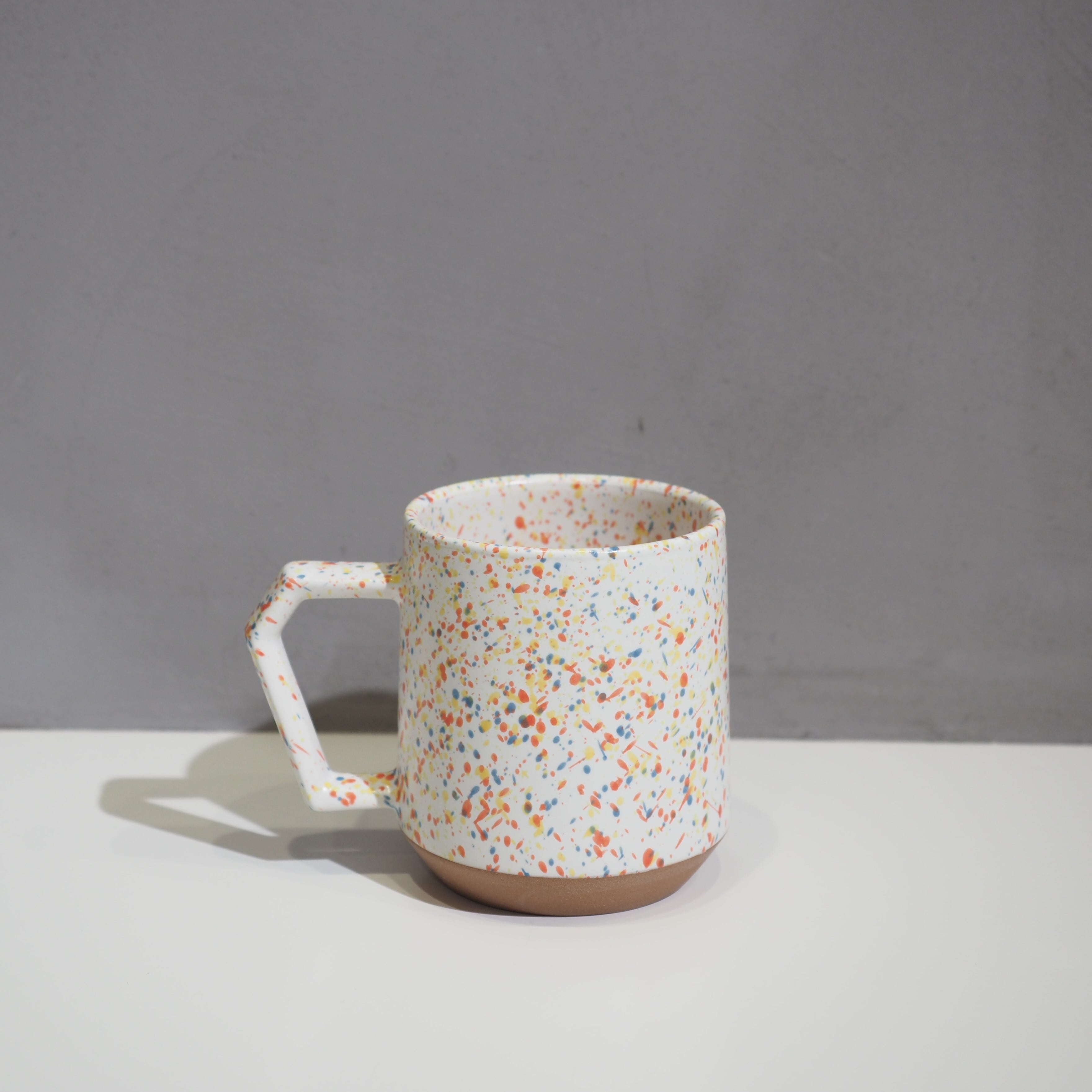 CHIPS MUG SPLASH　WHITE-ORANGE